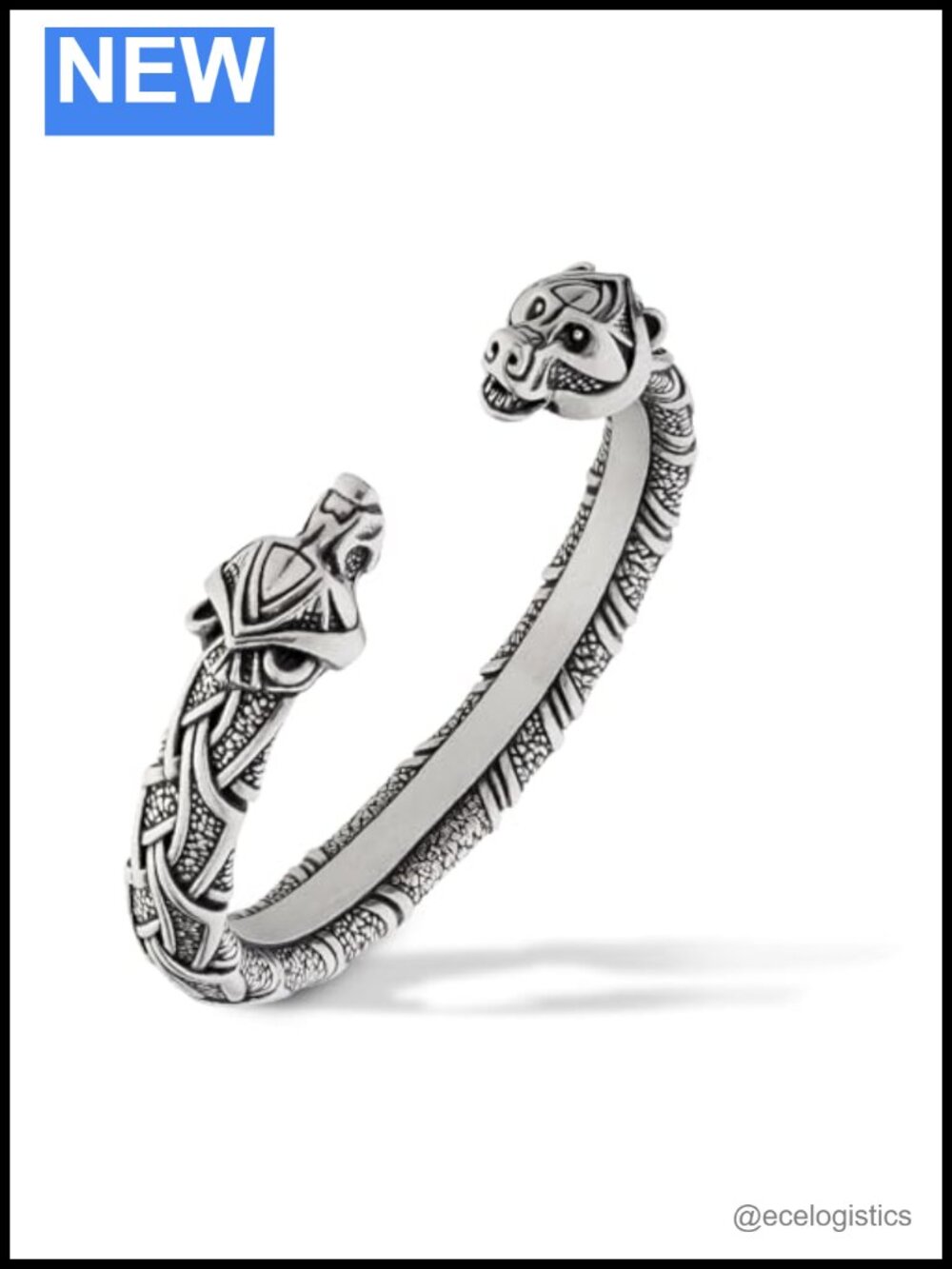 Viking Berserker Bracelet Adjustable Metal Arm Ring Norse Cuff for Men Unisex